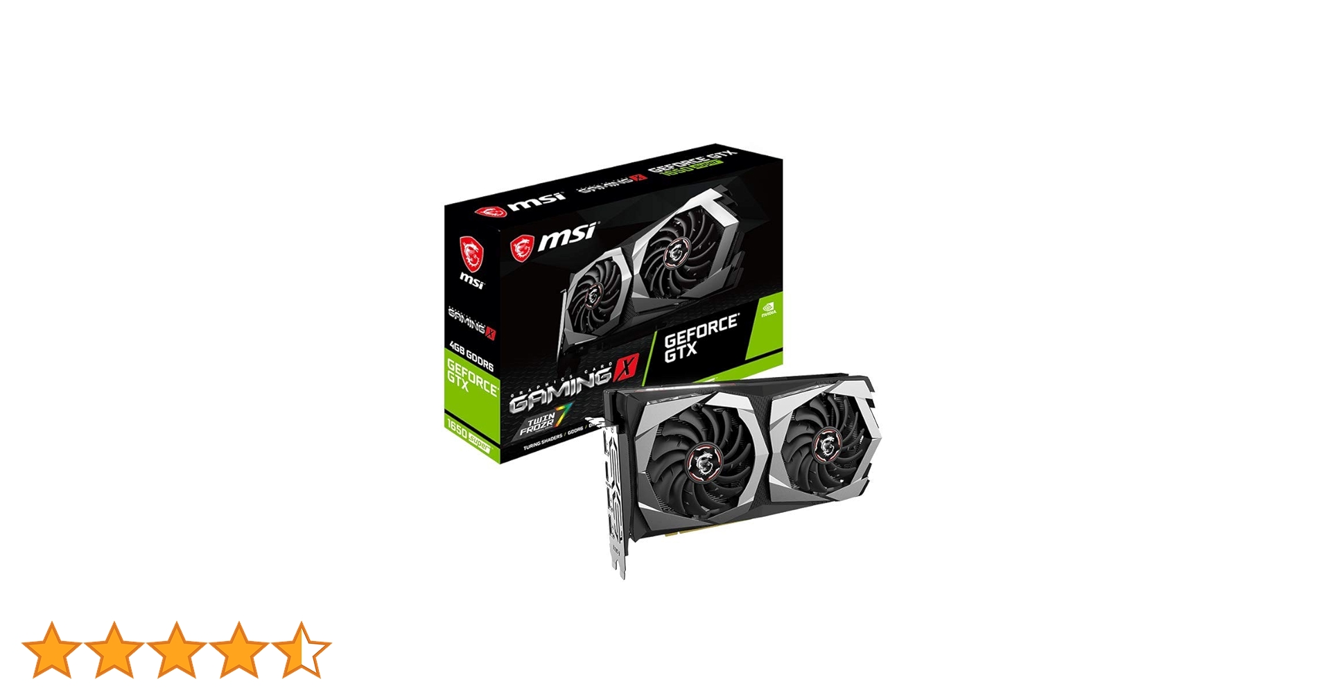 dashk04　MSI GeForce GTX 1650 Super Placa de Video MSI GeForce GTX 1650 Super 4GB Ventus XS OC